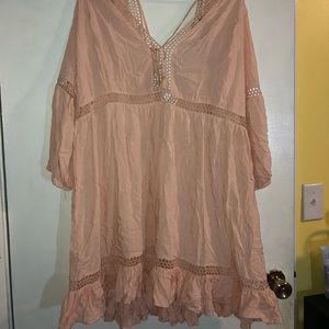 NWT Forever 21 Peach Dress 3x